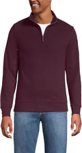 Lands' End Bedford Rib Quarter Zip Pullover Sweater (Style CKK5)