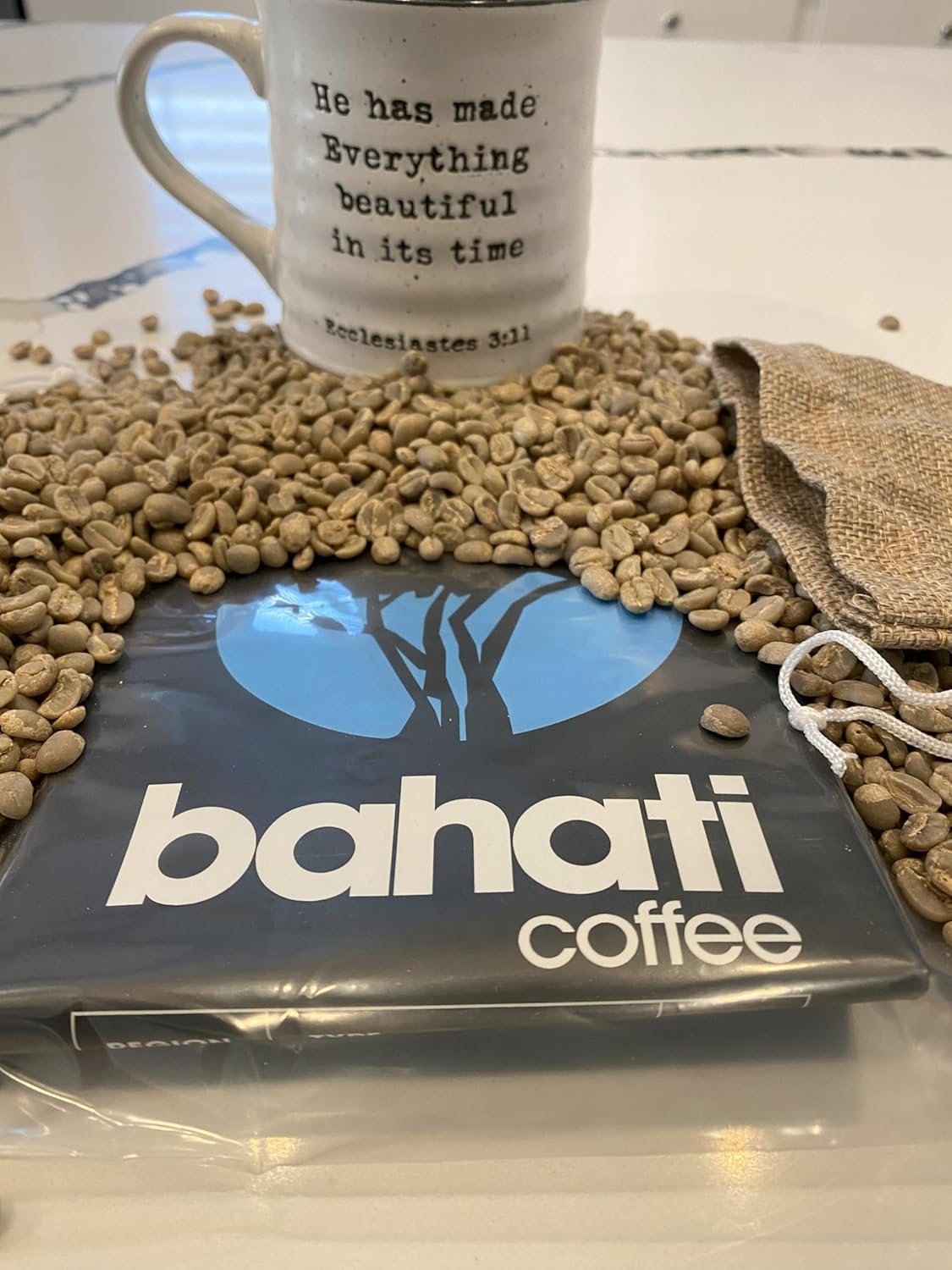 Kenya AA Unroasted Green Arabica Coffee Beans - 5 LB Fresh