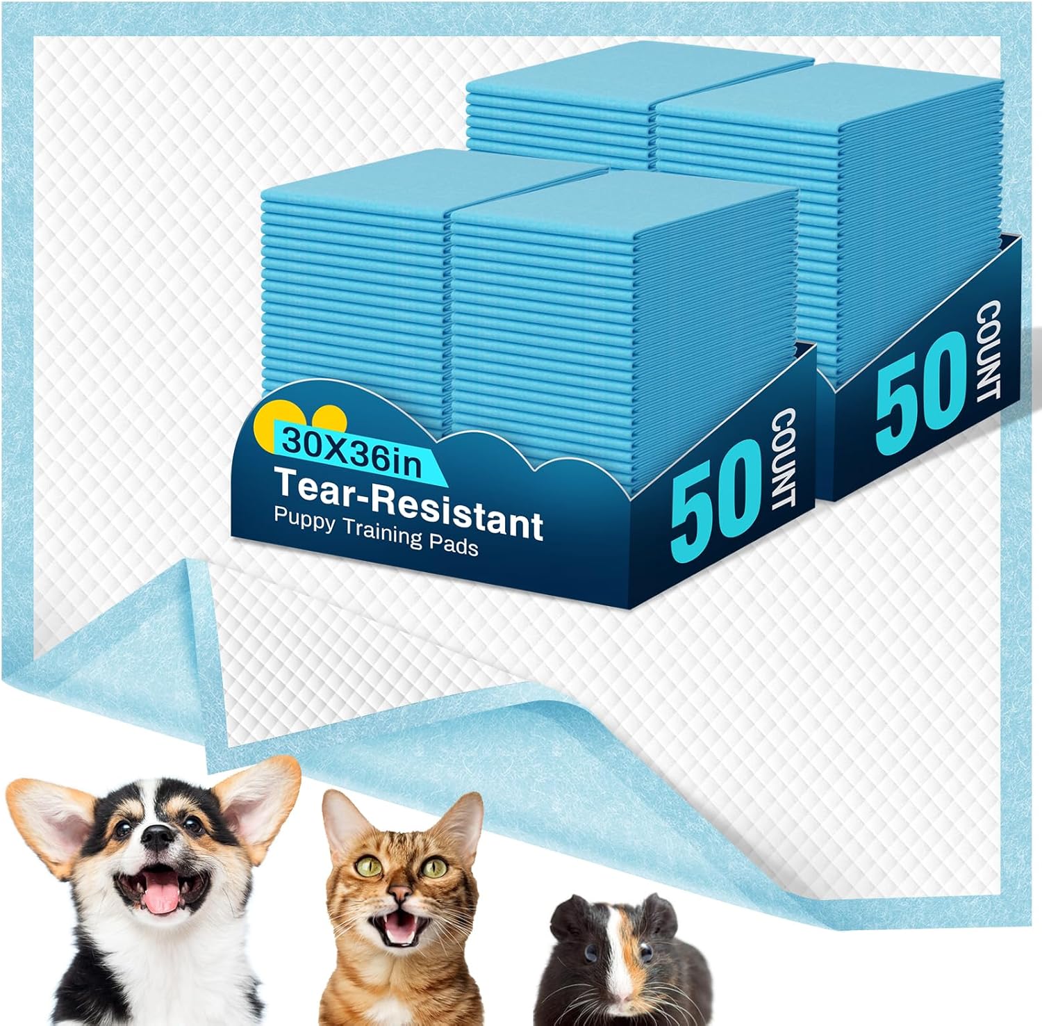 Extra Large Dog Pads 100 Pack for Puppy Training and Protection