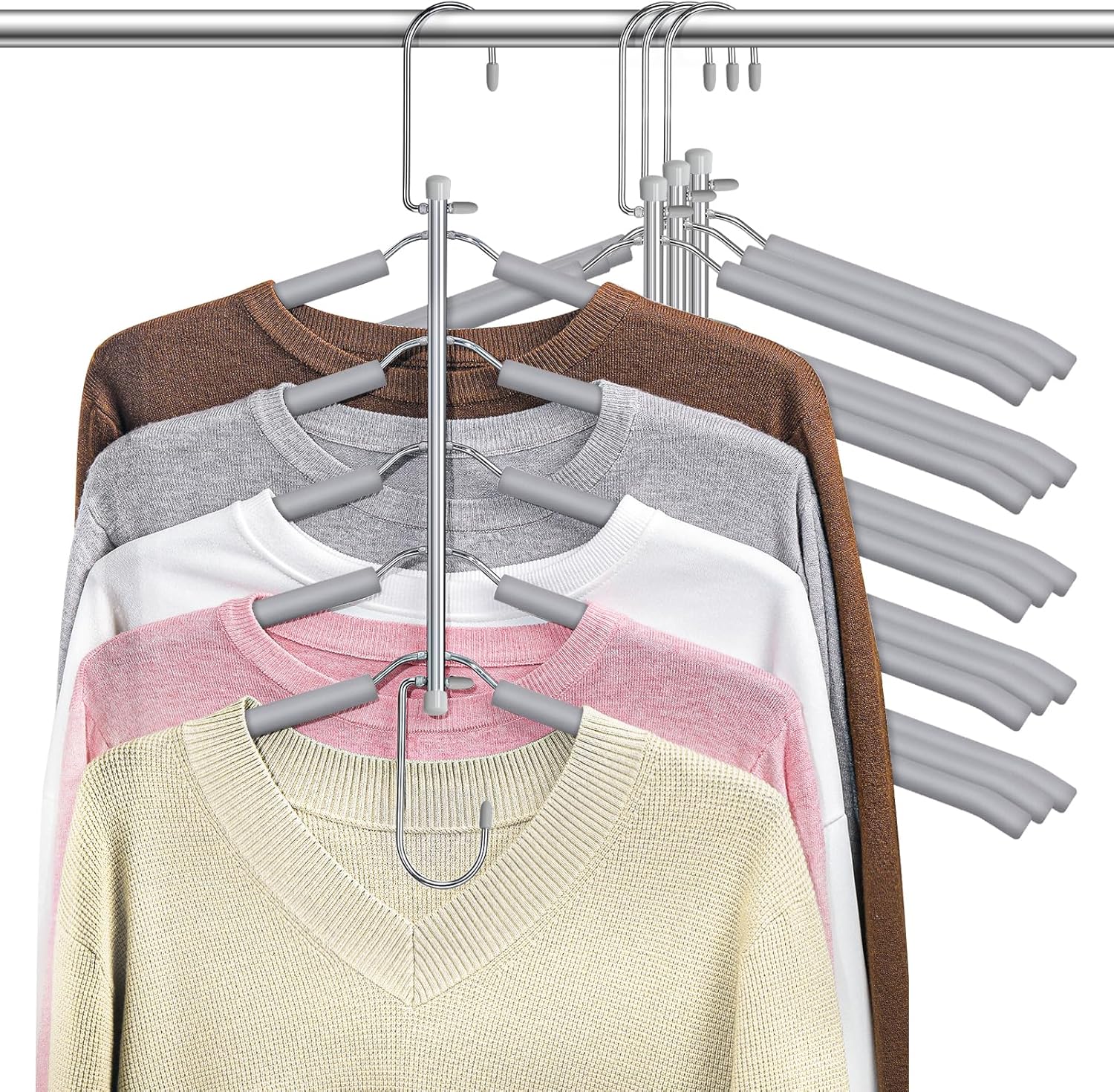 Clothes Hangers Space Saving Organizer for Closet Storage