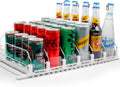Drink Organizer for Fridge 6-Tier Can Dispenser - Self-Pushing Storage