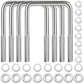 304 Stainless Steel U Bolts for Boat Trailers and Automobiles