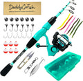 Spinning Fishing Rod and Reel Combo Set with Tackle Box - Beginner Kit