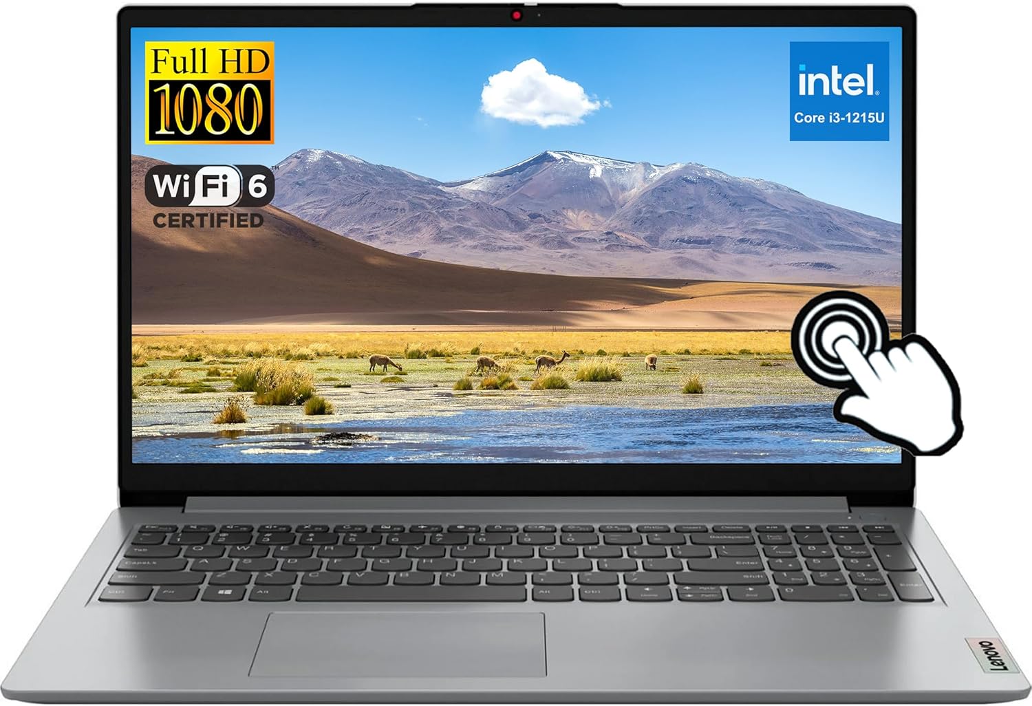 Lenovo Ideapad Laptop Touchscreen 15.6 FHD with Intel Core i3