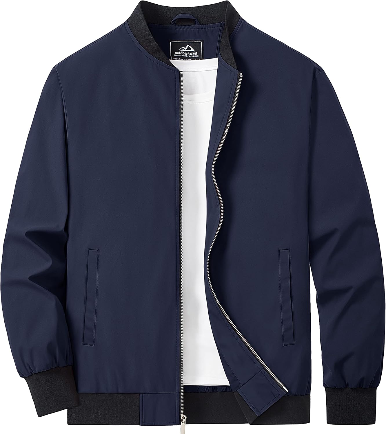Lightweight Casual Zip Up Bomber Jacket for Men by MAGCOMSEN