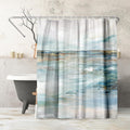 71x74 Beach Shower Curtain - Water-Resistant Coastal Design