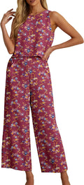 IWOLLENCE Women's Summer 2 Piece Outfits Set - Lightweight Chic 100%