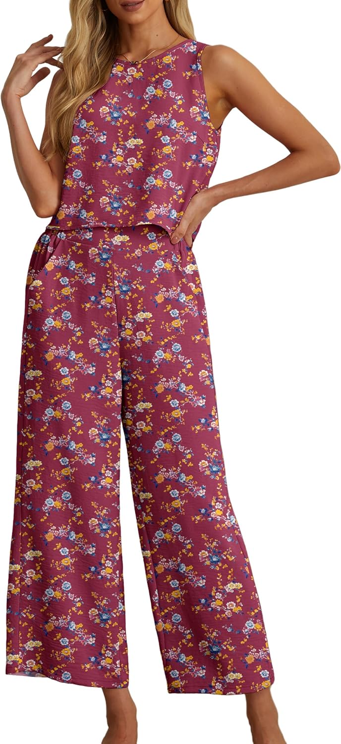IWOLLENCE Women's Summer 2 Piece Outfit Set for Vibrant Style