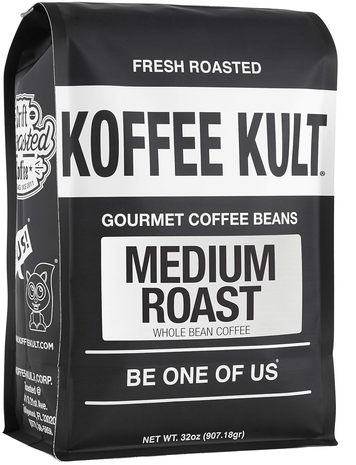 Smooth & Flavorful Koffee Kult Medium Roast Beans