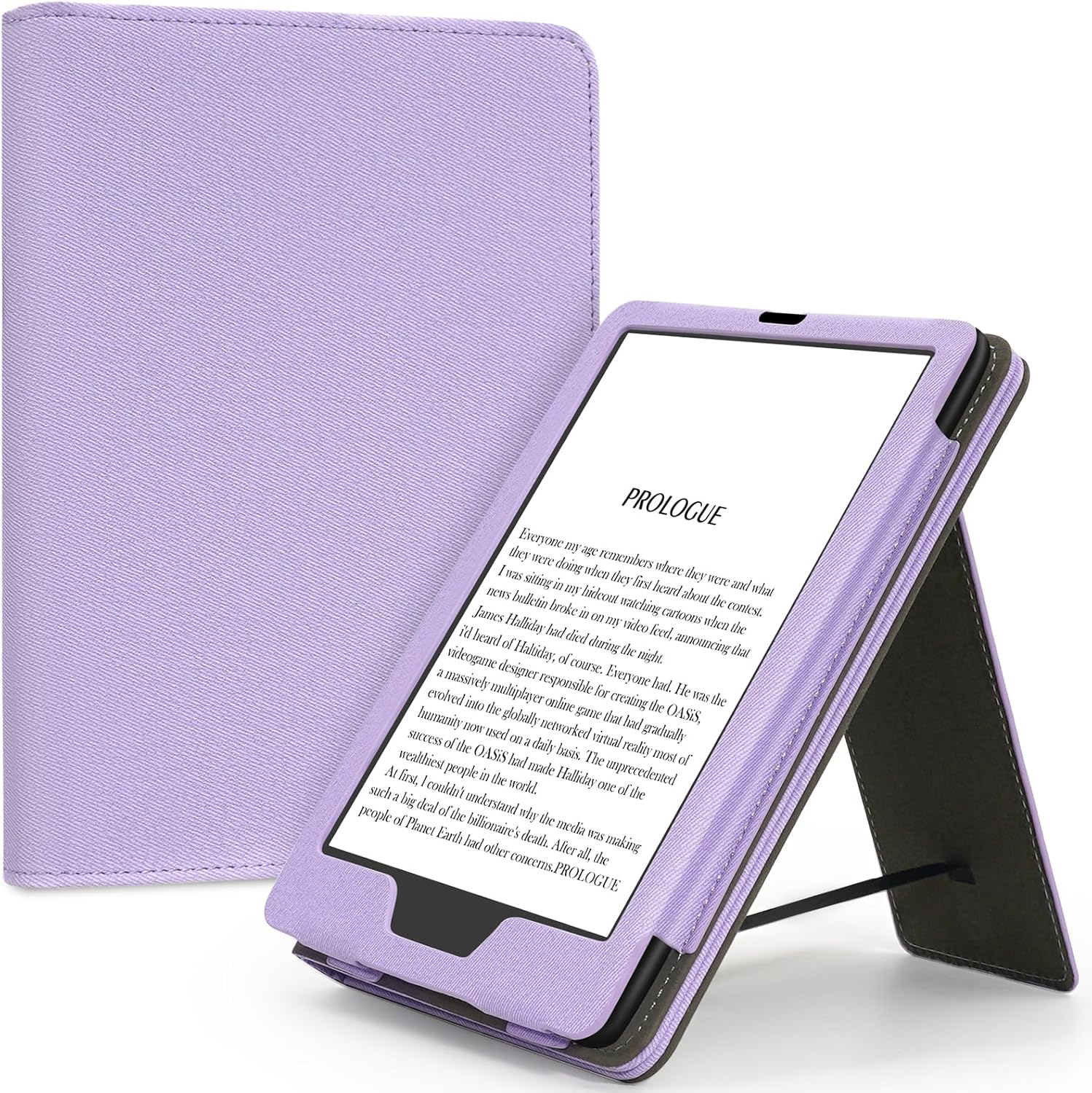 Slim Case for 7in Kindle Paperwhite with Hand Strap and Stand