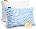 Shredded Memory Foam Pillows Queen Size Set of 2 - Cooling Firm