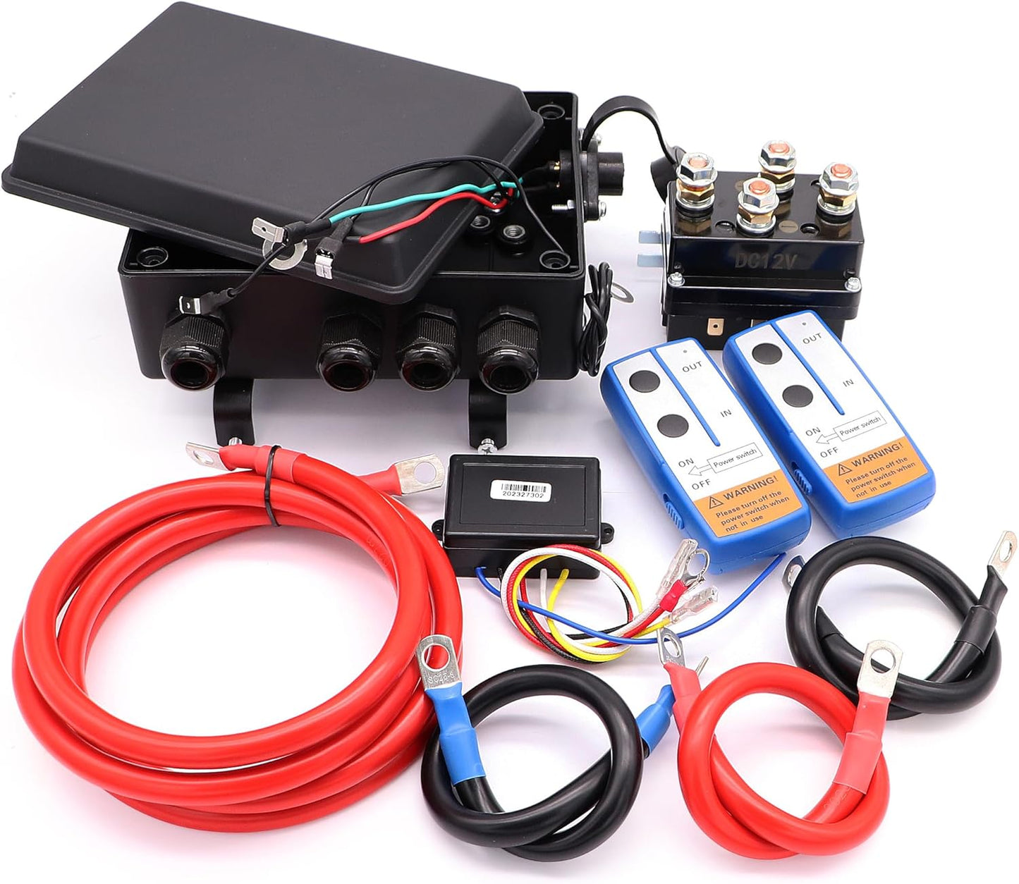 12V 500A Winch Solenoid Relay Kit for 8000-17000lbs Winches