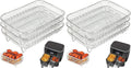 Air Fryer Rack for Ninja Dual Airfryer - 3pc Stackable Stainless