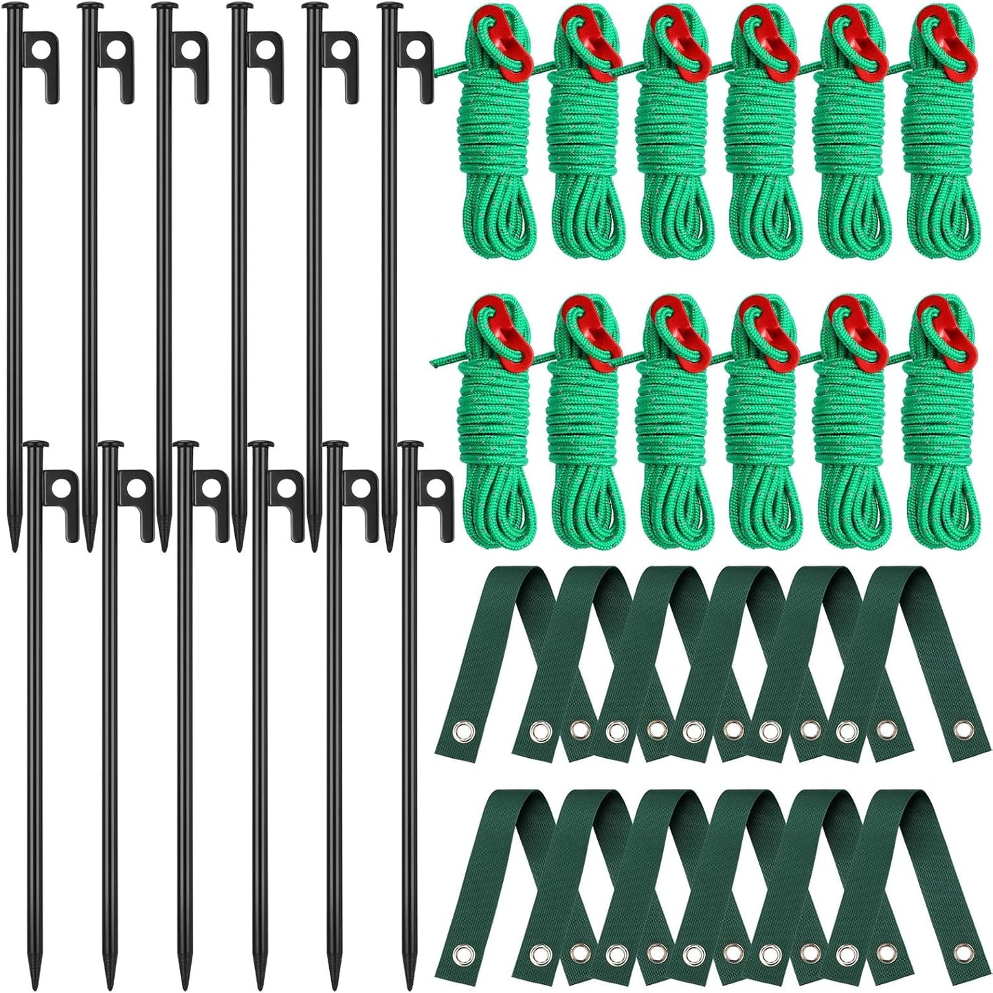 Heavy Duty Tree Stake Kits for Young Trees by Sintuff