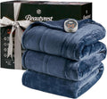 Beautyrest Electric Blanket Full - Auto Shut Off, Low EMF, Reversible