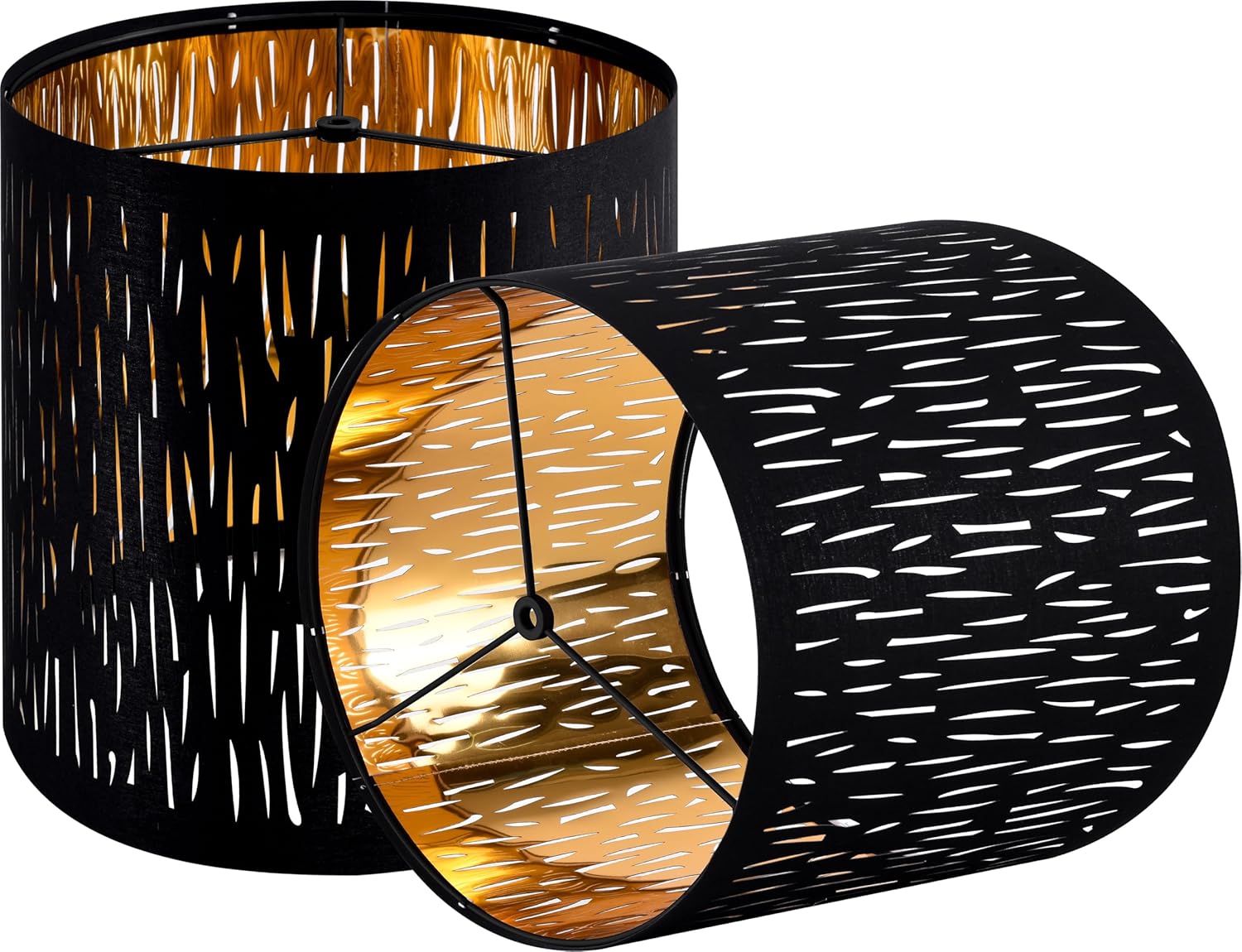 GO&SO Small Lamp Shades Set of 2 with Unique Crystal Design
