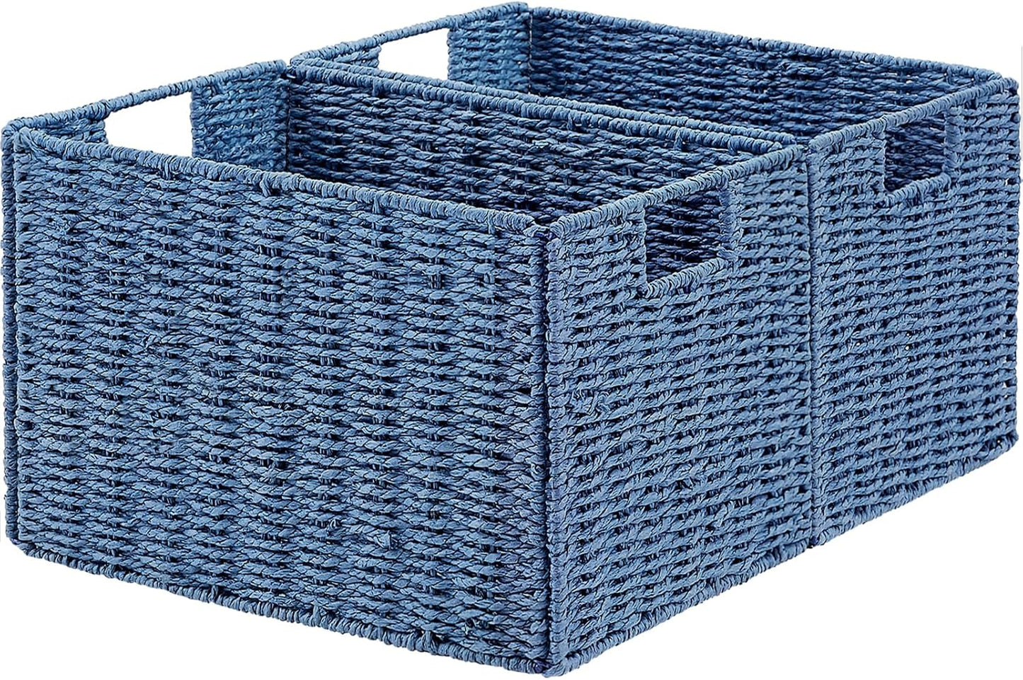 Vagusicc Wicker Storage Basket Set for Organizing Needs
