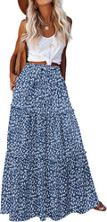 Boho Style Maxi Skirt for Women with Pockets and Elegance