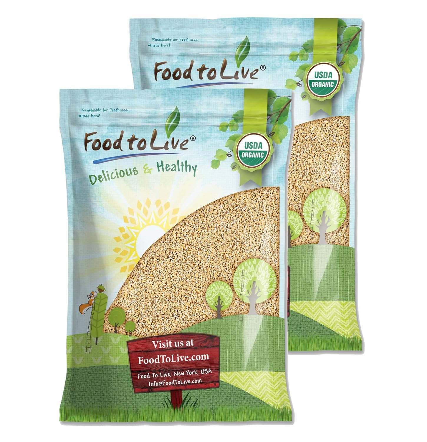 Organic Steel Cut Oats - Healthy Whole Grain Cereal Option