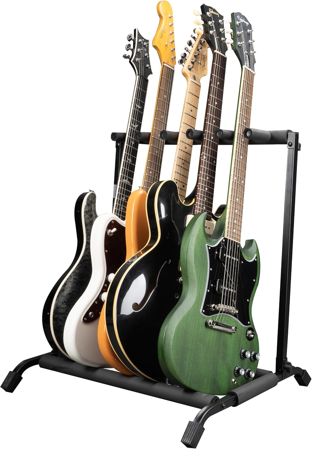 Gator 5-Guitar Stand: Space-Saving, Secure Hold