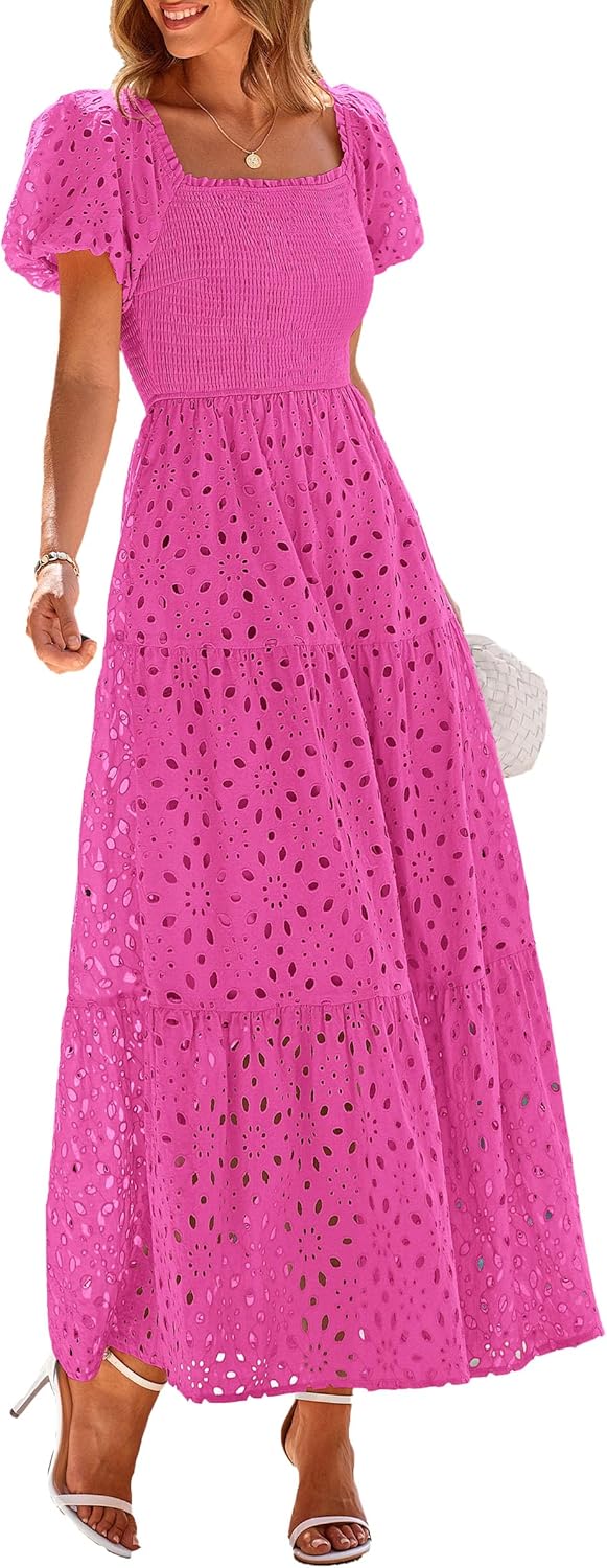 PRETTYGARDEN Summer Dresses for Women 2025 with Pockets