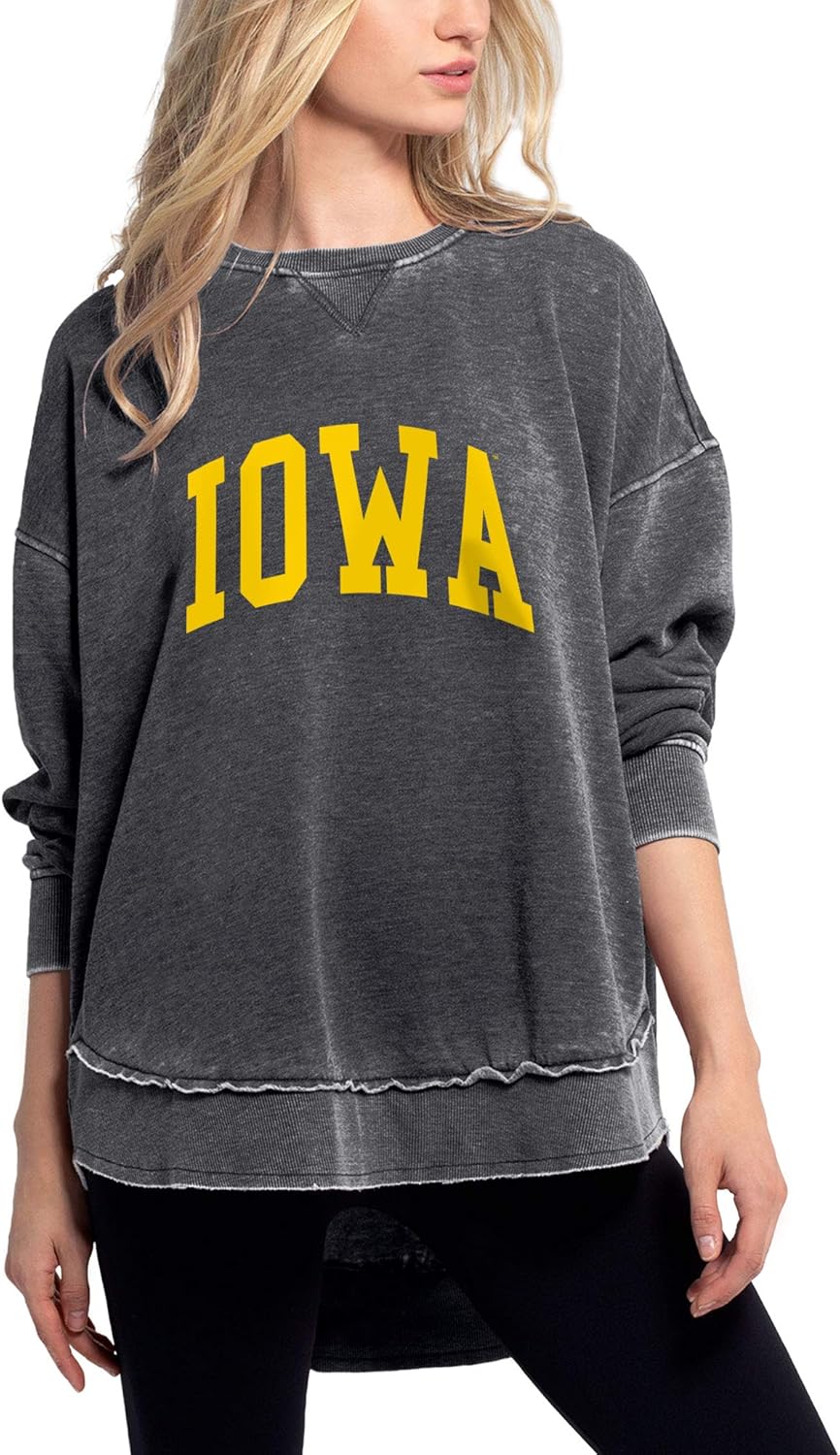 Chicka-D Women's Burnout Campus Pullover for Stylish Comfort