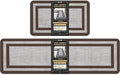 Kitchen Anti-Fatigue Mats Set of 2 Cushioned Rugs - Comfortable