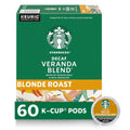 Starbucks K-Cup Blonde Roast Decaf Veranda Blend - 60 Pods