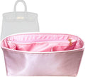 Satin Organizer for Birkin 25-50 (BK 35, Pink) - Slim Silk Insert