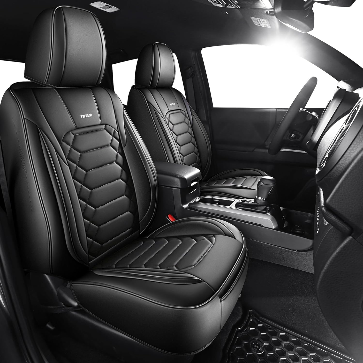 FREESOO Tacoma Seat Covers Custom Fit for 2016-2023 Models