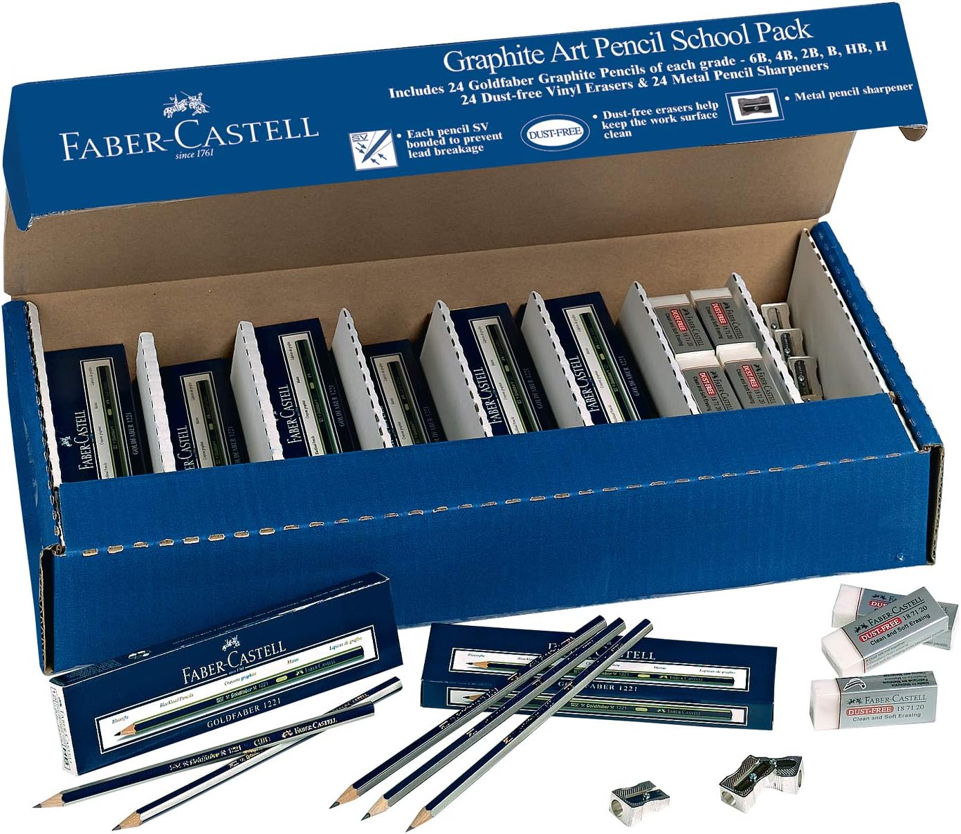 Faber-Castell Sketching Pencil Set - Complete 144 Piece Pack