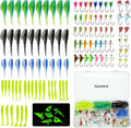 Ice Fishing Jig Kit 106PCS - Complete Walleye Perch Lure Set