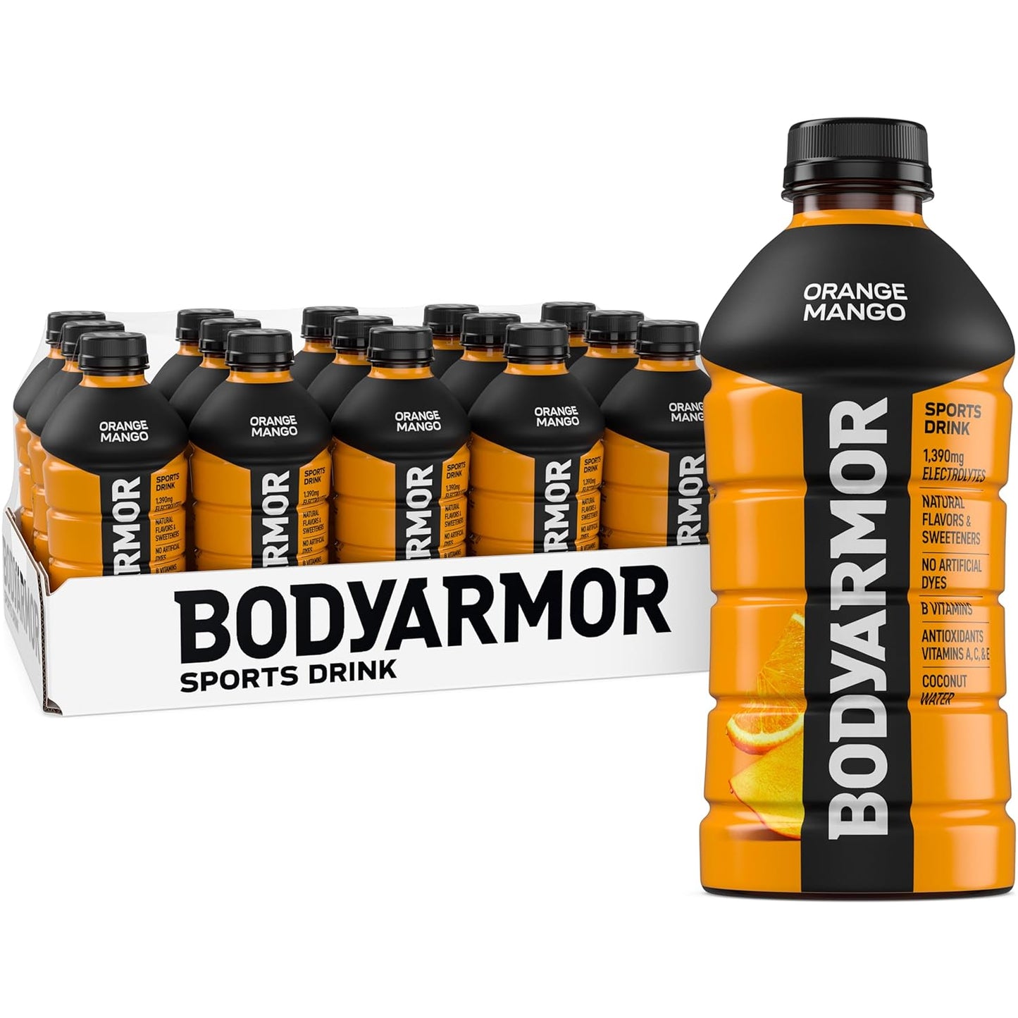 BODYARMOR Sports Drink Orange Mango Hydration for Athletes