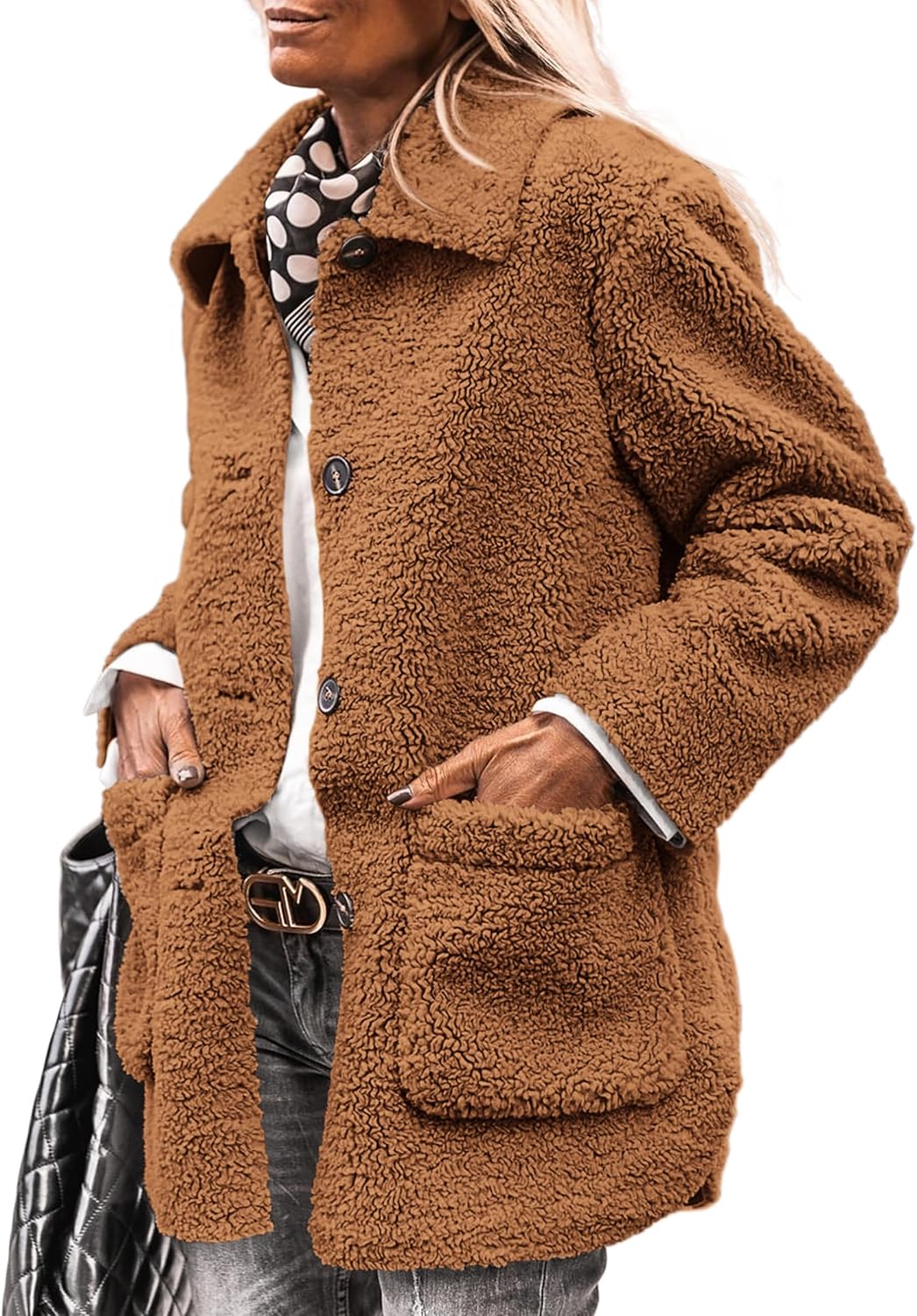 PRETTYGARDEN Women's Winter Faux Fur Coats for Cozy Style