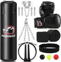 Prorobust Punching Bag for Adults 4ft PU Heavy Bag Set - Home Training