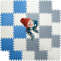 Foam Floor Mats for Kids 16 Tiles 12 x 12 in - Cushioned Play Area