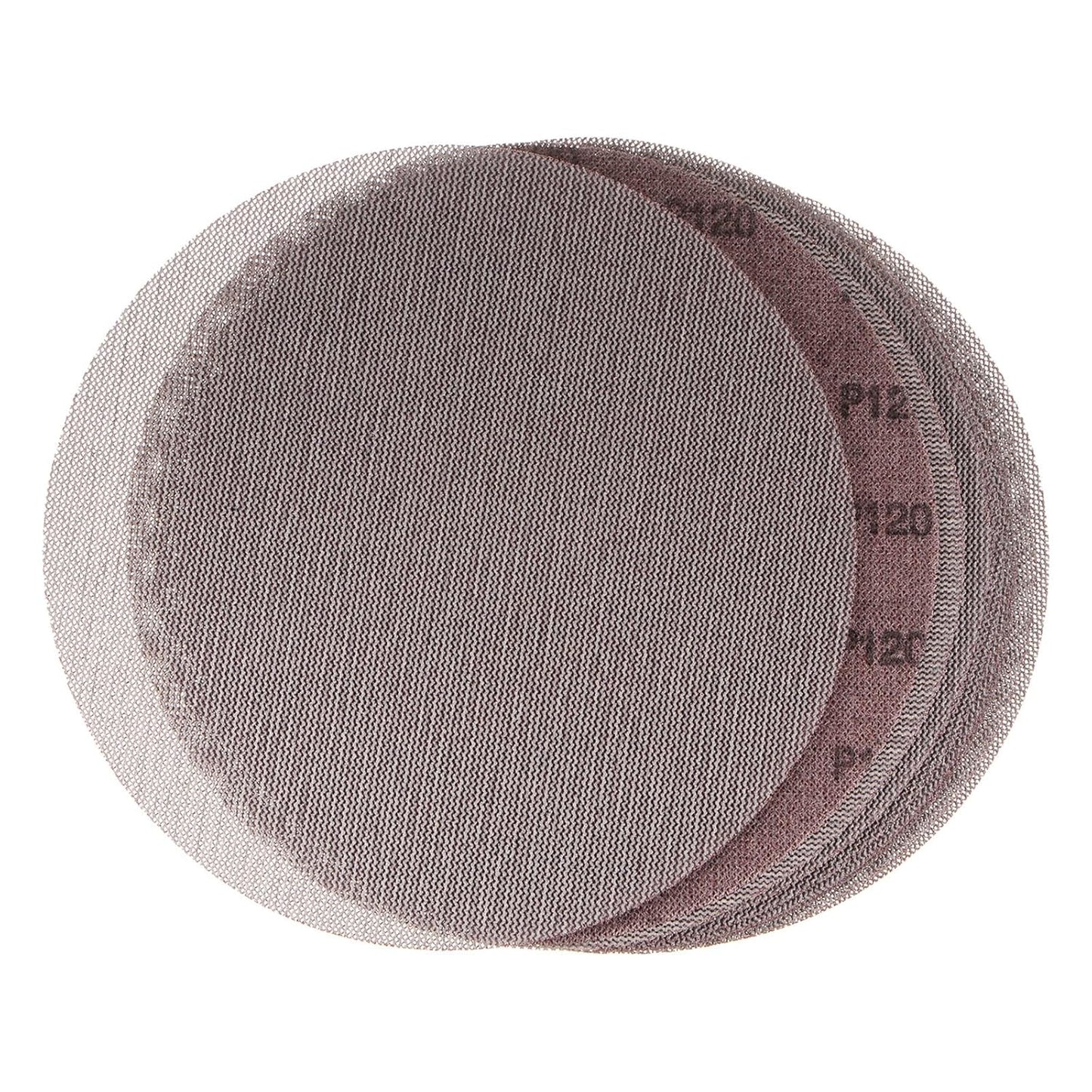 HARFINGTON 10pcs 9 Inch 120 Grit Mesh Sanding Discs - Dust-Free Polishing Power