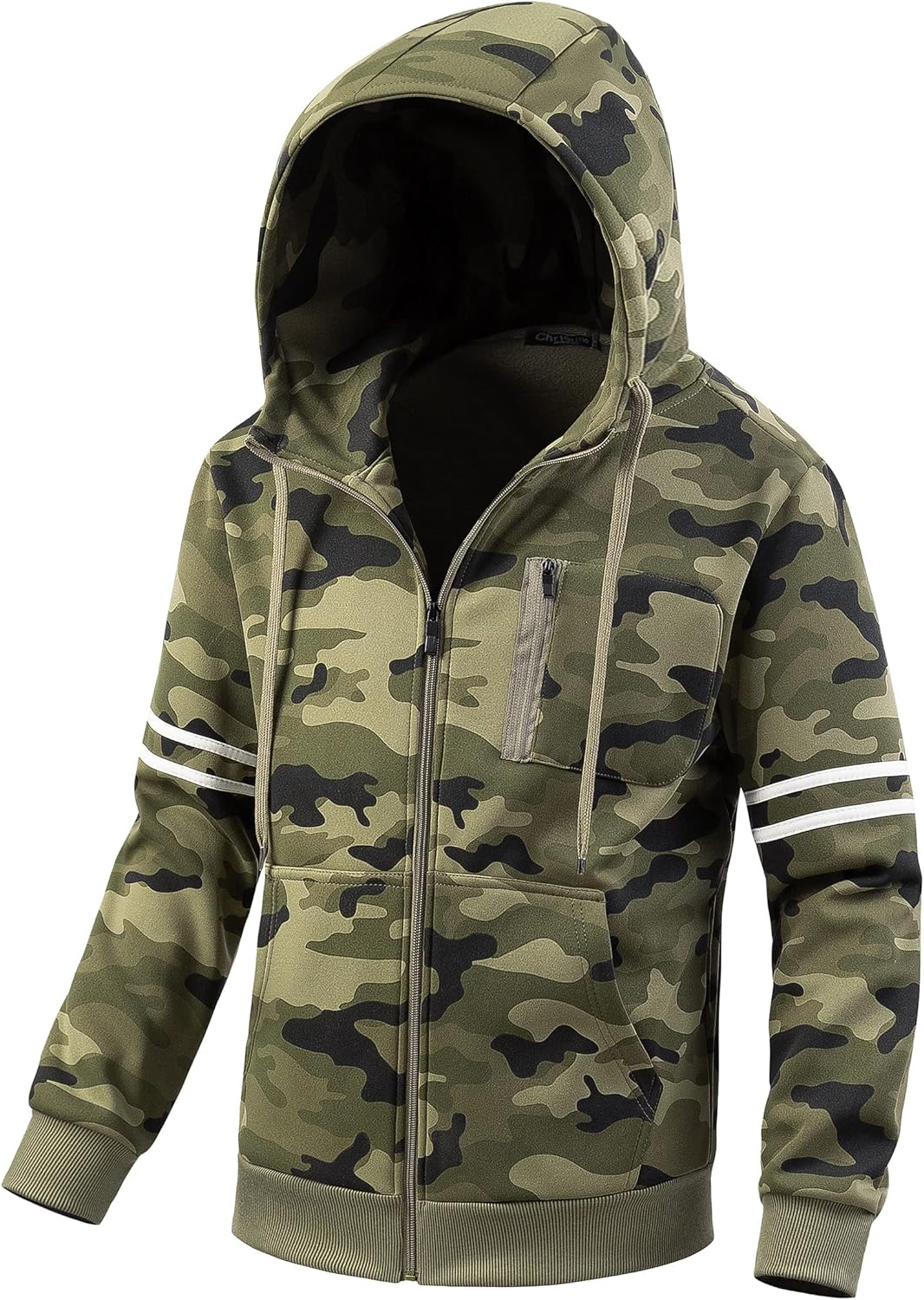 Chrisuno Men's Cozy Fleece Zip Hoodie