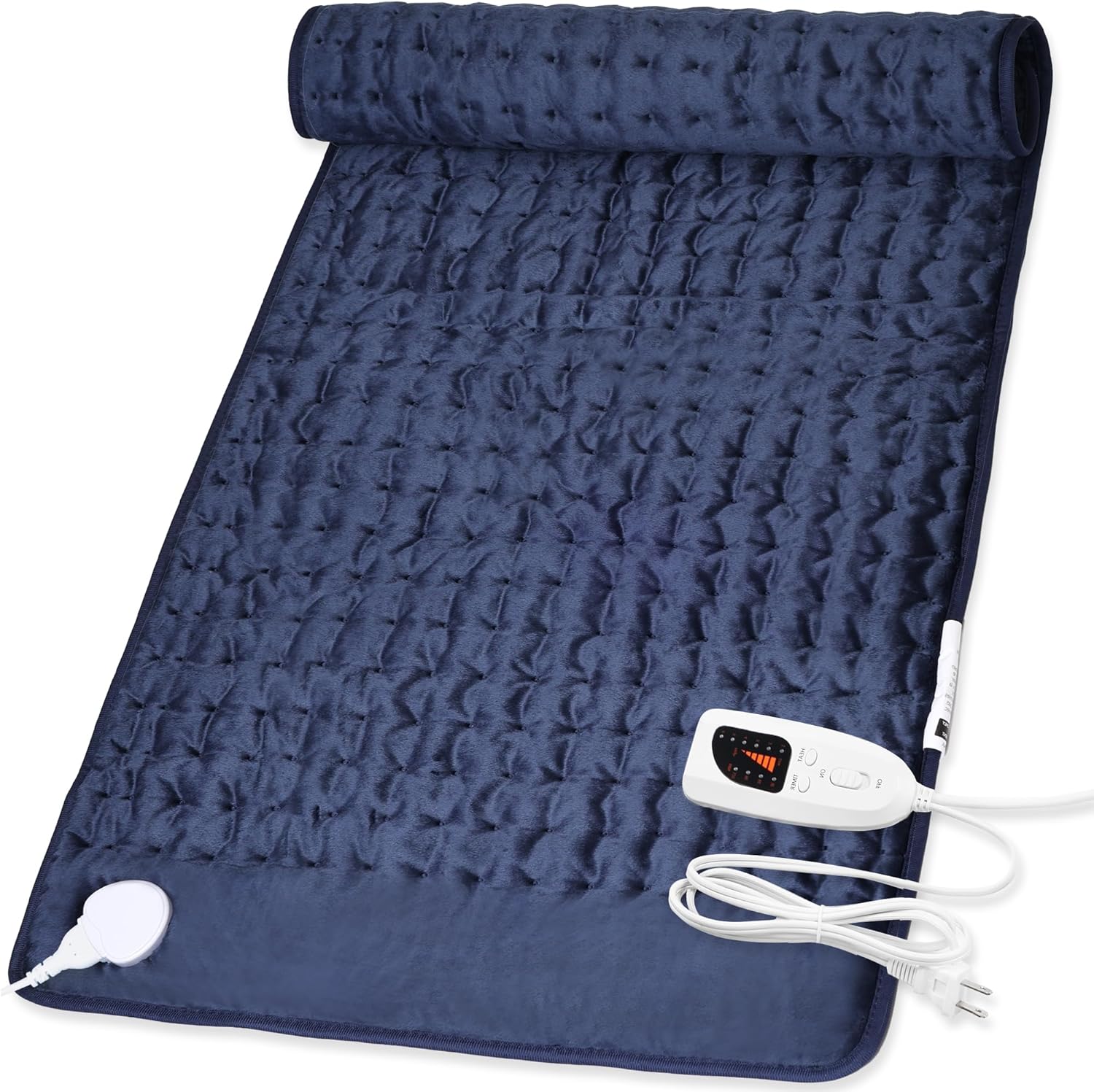 Deepsoon Heating Pad for Back, Neck, Abdomen, and More