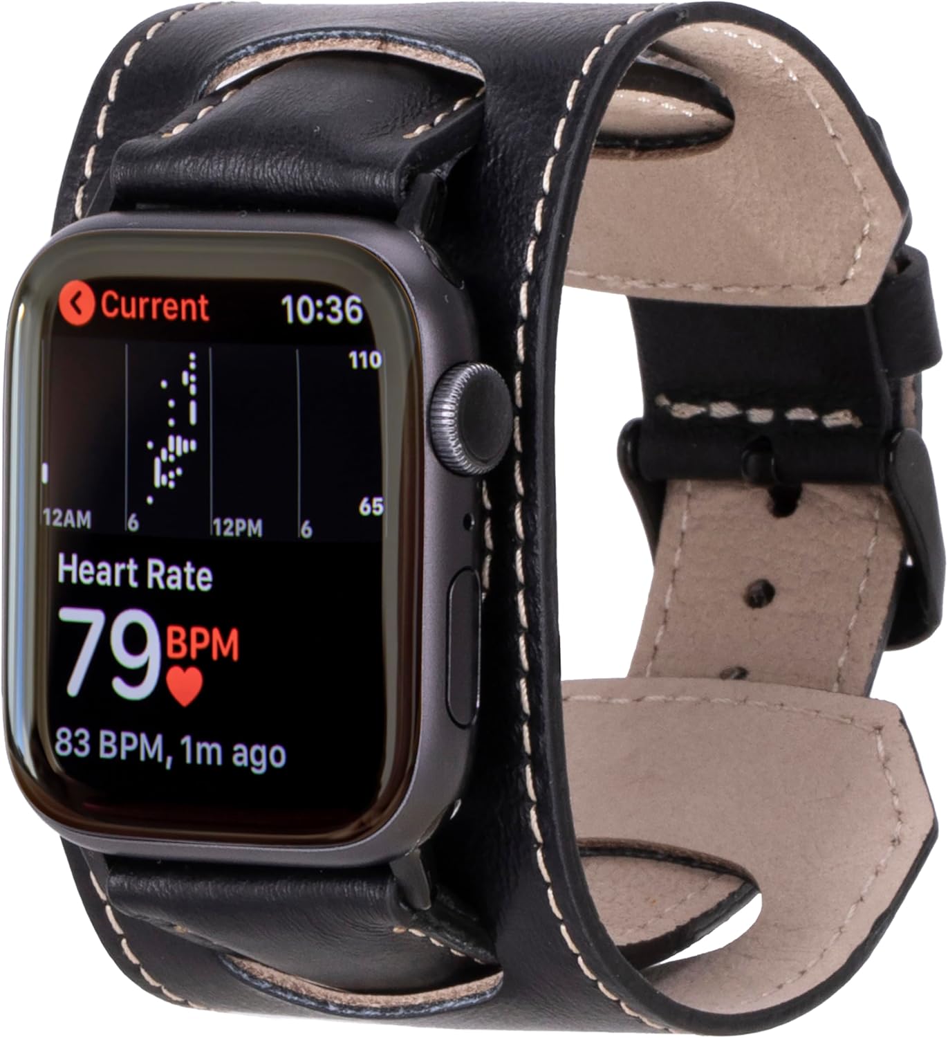 Cuff Watch Band Compatible with Apple 44mm for Men & Women