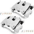 Front Left & Right Brake Calipers With Bracket for Ram/Dodge/Chrysler