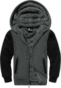 Boys Sherpa Lined Hoodie Kids Fleece Sweatshirt - Warm (Style TXQB)