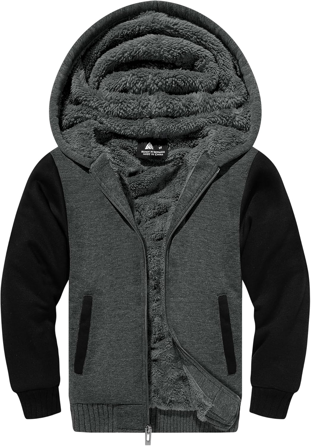 GEEK LIGHTING Boys Sherpa Lined Hoodie Full Zip Jacket Review