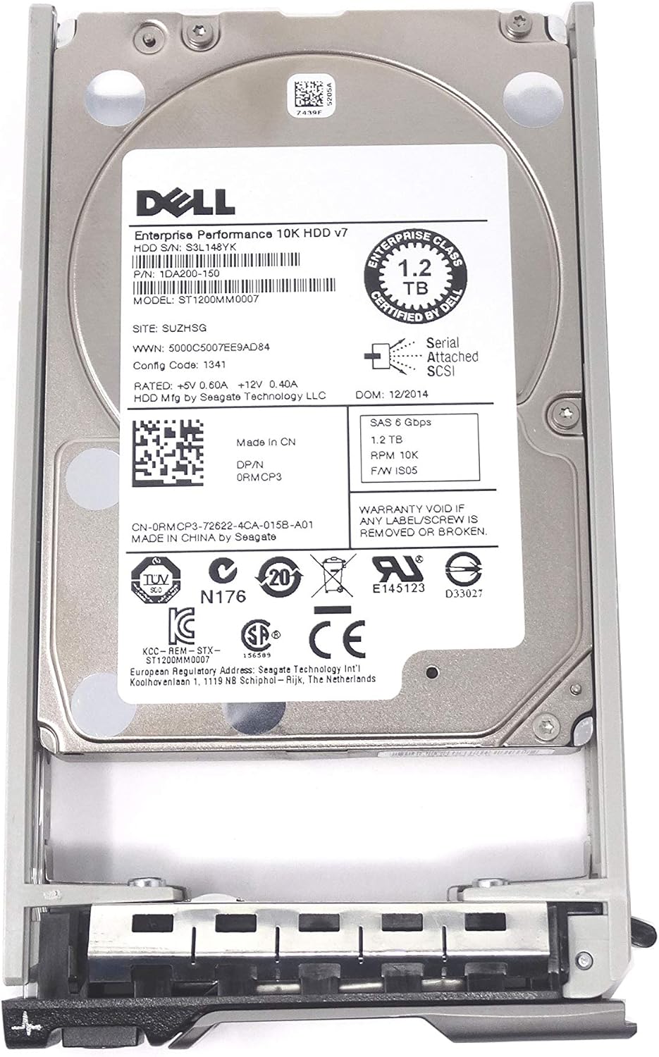 WXPCX-ALT Dell Enterprise 1.2TB 10K SAS Hard Drive Review