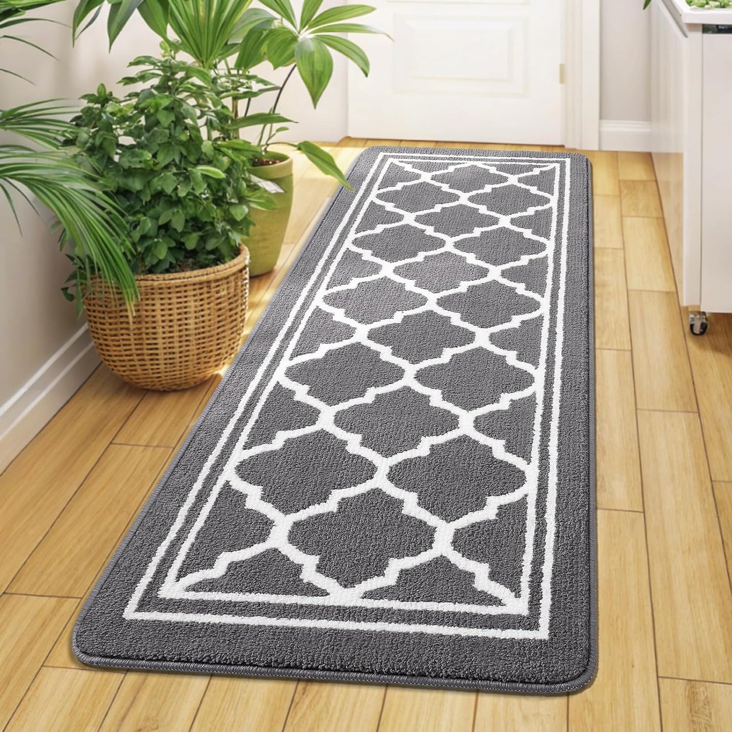 Buganda Runner Indoor Door Mat: Dirt-Resistant and Absorbent