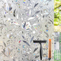 HIDBEA Window Privacy Film 3D Stained Glass - Rainbow Tulip Privacy