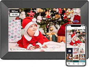 FRAMEO 10.1-inch Digital Photo Frame with WiFi and Touch Screen