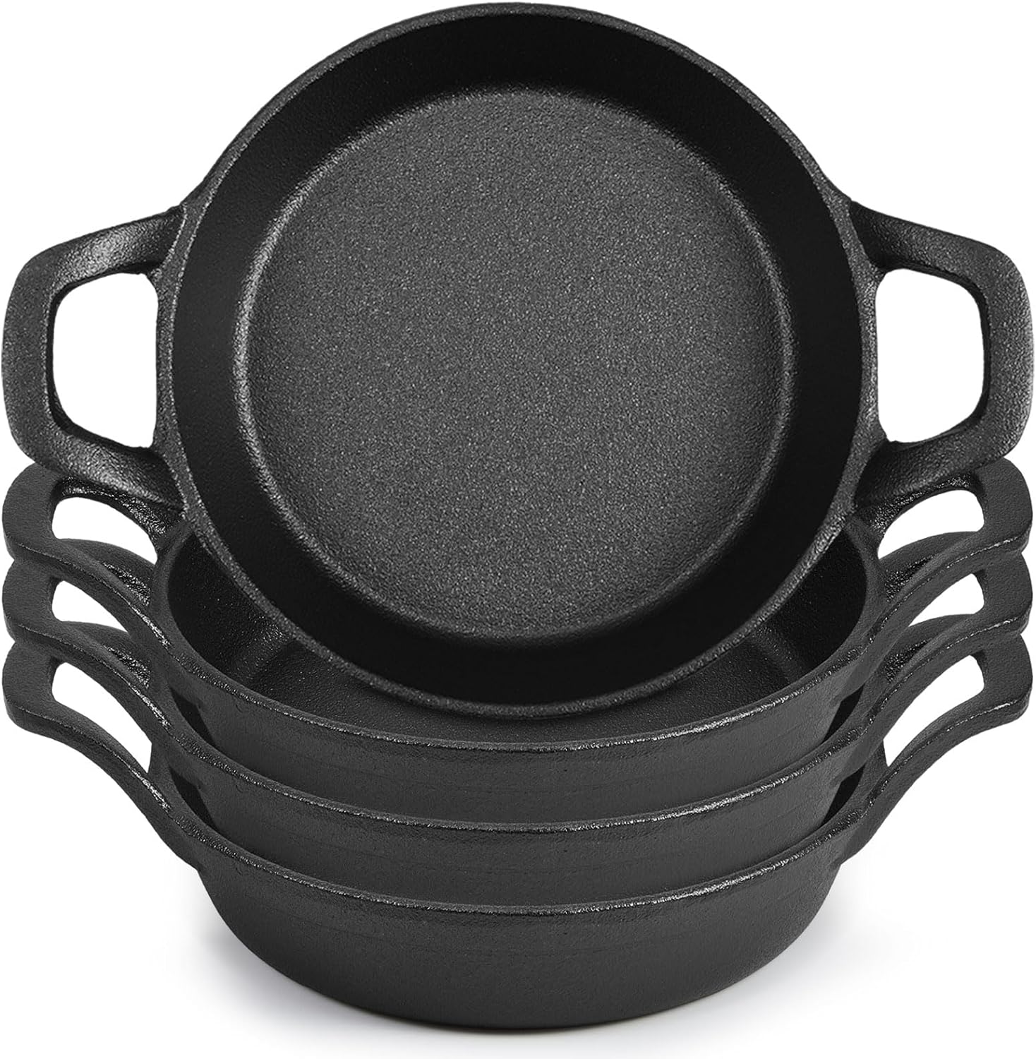 Mini Cast Iron Skillets Set for Versatile Cooking Needs