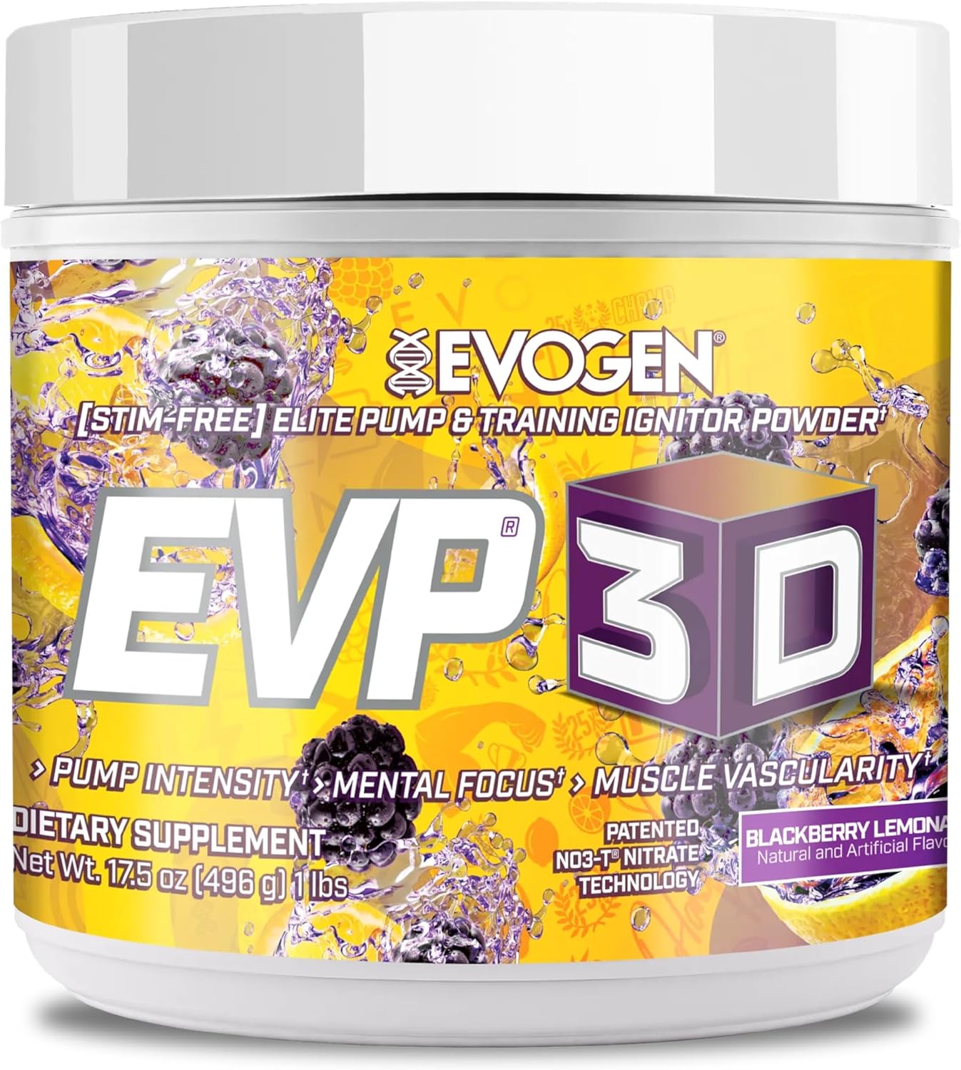 Evogen EVP-3D Pre-Workout Pump Ignitor for Extreme Performance