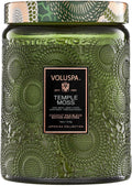 Temple Moss Large Candle Jar 18oz - Calming Forest Scent